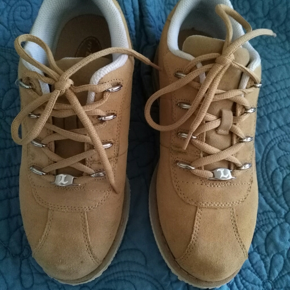 Genuine *Leather* Lugs Sneakers Women's Sz 8